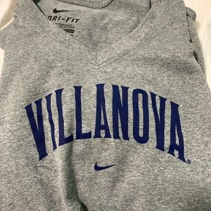 Villanova Nike Dri Fit V-Neck